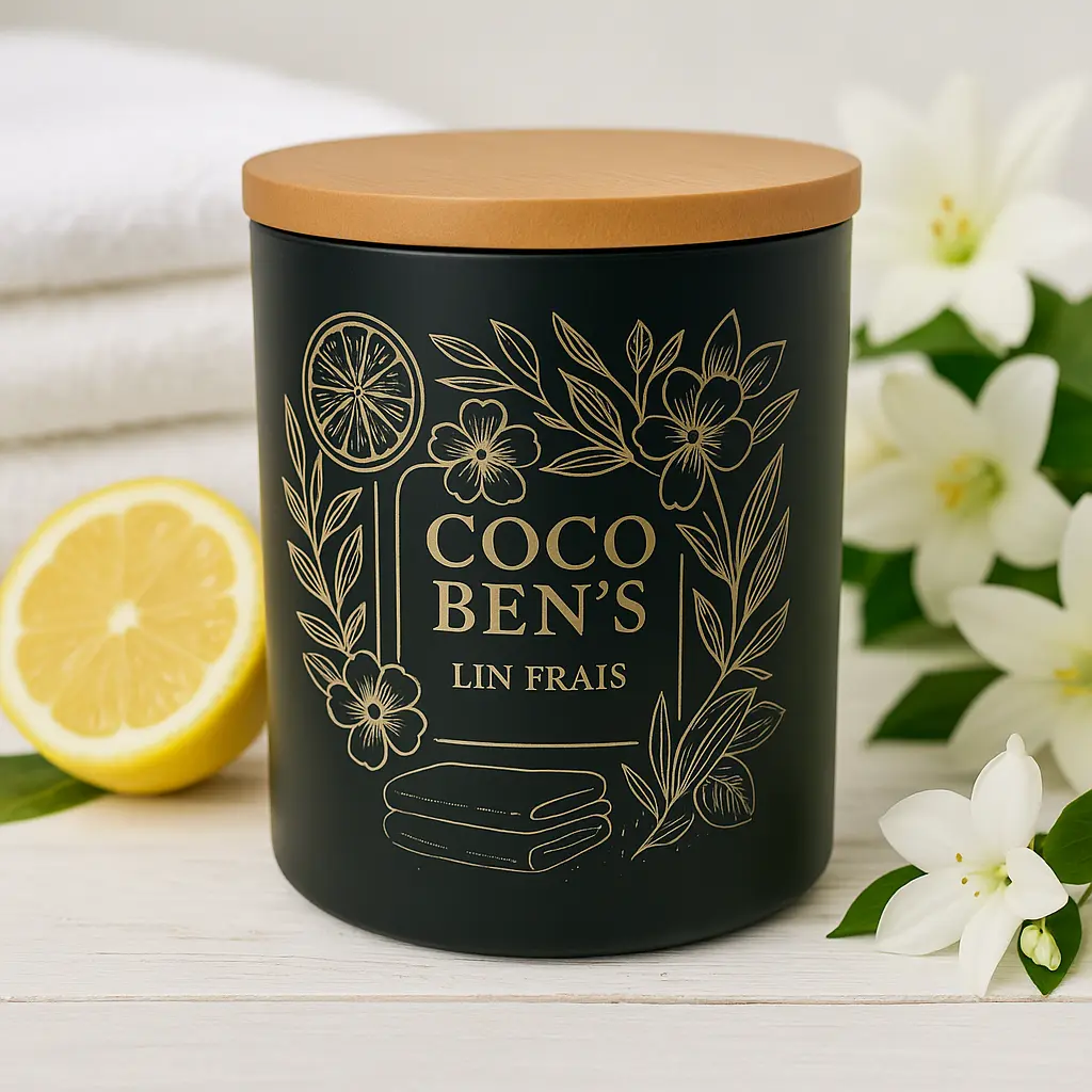 Bougie de Luxe - Lin frais - 300ml