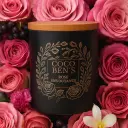 Bougie de Luxe - Rose envoûtante - 300ml