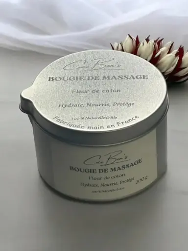 [BMFDC] Bougie de massage - Fleur de coton - 200 ML