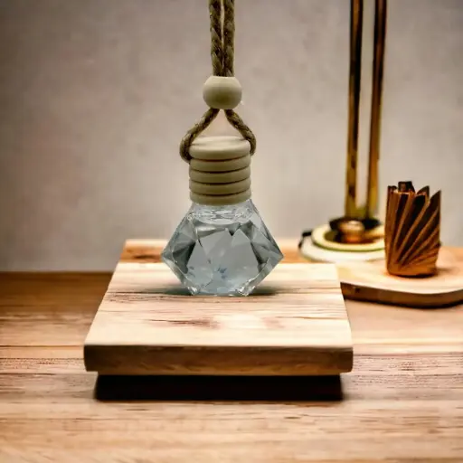 [PDVL009] Petit diffuseur avec pierre - Lithothérapie - Aigue-Marine