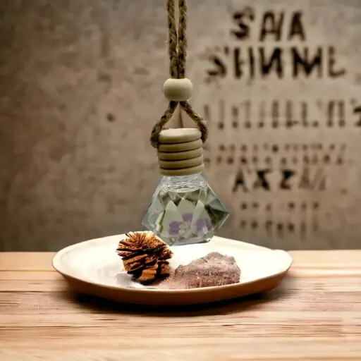 [PDVL008] Petit diffuseur avec pierre - Lithothérapie - Améthyste